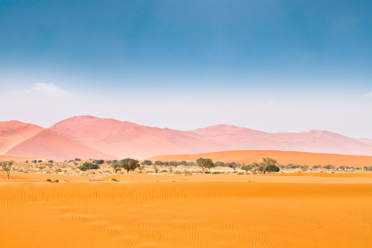 Dünen im Sossusvlei im Namib-Naukluft-Nationalpark